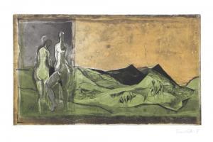 BRANDSTÄTTER Karl 1946,Untitled - Two Nudes in Landscape,Ro Gallery US 2024-02-07