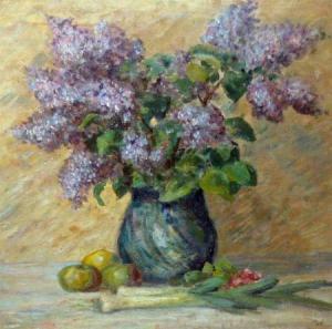 BRANDT Hedvig 1881-1946,Still Life Study of Lilac in a Vase,Keys GB 2012-04-13