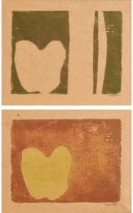 BRANDT Ruth 1936-1989,Apples Diptych,Morgan O'Driscoll IE 2022-05-23