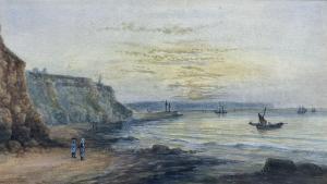 BRANEGAN John Francis 1843-1909,Sunset on the Scaur - Whitby,David Duggleby Limited GB 2023-07-22