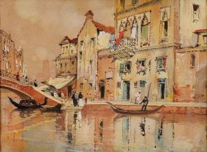 BRANGWYN Frank 1867-1956,The House of Tintoretto, Venice,Bearnes Hampton & Littlewood GB 2013-10-23