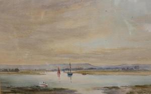 BRANGWYN John 1900,An estuary scene,Mallams GB 2019-04-15