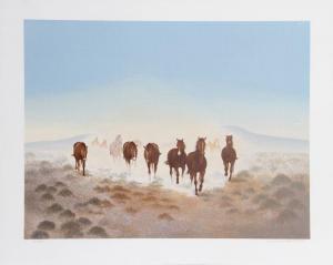 BRANSTETTER Gwendolyn 1924,Dust In The Desert,1981,Ro Gallery US 2014-08-20