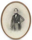 BRANWHITE Nathan Cooper,Portrait of a young man with a walking stick possi,1848,Dickins 2017-09-08