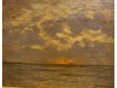 BRAQUAVAL Louis Edouard Joseph,Coucher de soleil en baie de Somme,1919,ARCADIA S.A.R.L 2008-12-14