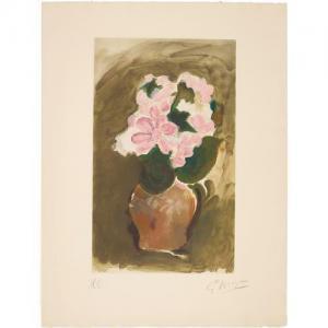 BRAQUE DE GEORGES & LOEWENFELD HEGER,Bouquet dans un vase,1953,Phillips, De Pury & Luxembourg 2017-04-18