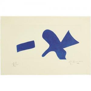 BRAQUE DE GEORGES & LOEWENFELD HEGER,L'oiseau bleu,1960,Phillips, De Pury & Luxembourg US 2017-04-18