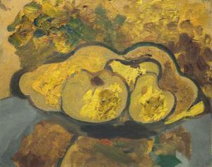BRAQUE DE GEORGES & LOEWENFELD HEGER,Nature morte au plat de pommes,1947,Christie's GB 2017-05-16