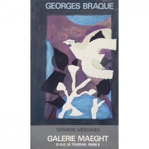 BRAQUE Georges 1882-1963,Derniers Messages Galerie Maeght,Treadway US 2017-10-25