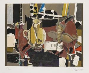 BRAQUE Georges 1882-1963,L'Echo,1956,Ketterer DE 2012-04-27