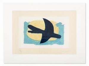 BRAQUE Georges 1882-1963,Oiseau Bleu et Jaune,1960,Auctionata DE 2016-09-28