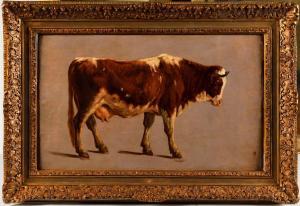 BRASCASSAT Jacques Raymond 1804-1867,Étude de vache,Osenat FR 2024-04-07