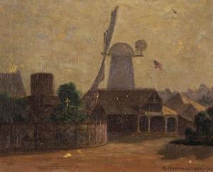 BRASCH Carl August 1866,Windmill,1905,Bonhams GB 2008-10-26