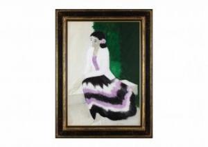 BRASILIER André Marie Pierre 1929-2004,La robe papillon (A WOMAN IN A DRESS WITH BUTTE,1988,Ise Art 2024-04-20