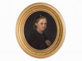 BRAUER Karl 1794-1866,Portrait of a Girl,1872,Auctionata DE 2016-10-17