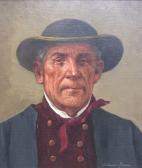 BRAUN Kramer 1900-1900,Portrait eines älteren Herren in Tracht,Zeller DE 2010-04-22