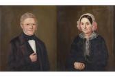 BRAUN L,Zwei Bildnisse des Ehepaars Stettner,1850,Von Zengen DE 2015-09-18