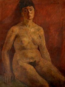 BRAUN Madeleine 1927-2012,Nud,GoldArt RO 2015-08-03
