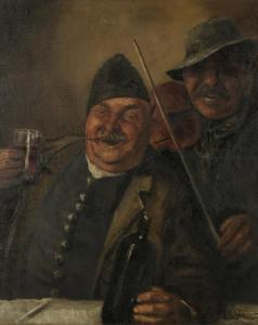 BRAUNS Paul 1870-1930,Figures in a tavern interior,Duke & Son GB 2017-04-12