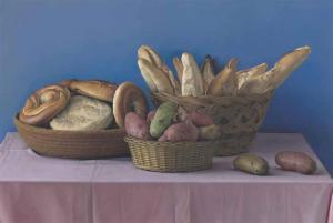 BRAVO Claudio 1936-2011,Still Life with Bread and Potatoes,1985,Christie's GB 2015-05-27