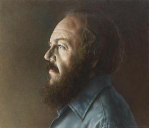 BRAWLEY Robert Julius 1937-2006,Man in Blue Shirt/Self Portrait,1983,Hindman US 2017-10-30
