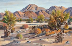 BRAY Carl G. 1917-2011,Desert Landscape,Hindman US 2023-11-02