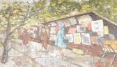 BRAY N.A,Street side gallery with figures,Golding Young & Mawer GB 2016-09-21