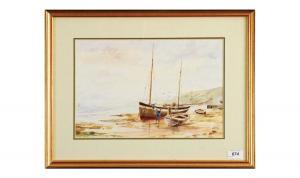 BRAY William 1800-1800,Coastal Scene, 
Fishing Boats,Gerrards GB 2011-03-24