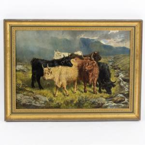 BREACH Edward R 1868-1888,Highland Cattle,Simon Chorley Art & Antiques GB 2018-07-24