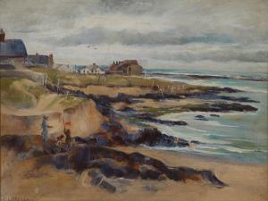 BREAKELL Mary Louise 1856-1931,A Coastal landscape,Rosebery's GB 2023-03-29