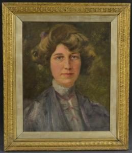 BREALEY William Ramsden,Portrait of Mrs Vera Good,Bamfords Auctioneers and Valuers 2017-05-24