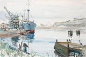 BREANT R 1900-1900," Barque de pêche " et " Cargo à quai ",1968,Boisgirard & Associés FR 2009-11-29