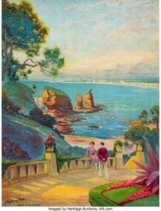 BRECQ STEPHANE 1894-1955,Royan sur l'ocean, poster,Heritage US 2021-11-11
