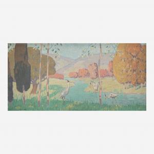 BREDIN Rae Sloan,Spring, Central New Jersey (Study for the New Jers,1928,Freeman 2023-09-20