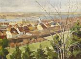 BREDSDORFF Axel 1883-1947,A VIEW OF A COASTAL TOWN,1932,Sworders GB 2018-09-11