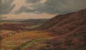 BREDSDORFF Johan Ulrik 1845-1928,Moor Landscape,1912,Treadway US 2004-06-05