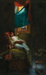 BREDT Ferdinand Max 1860-1921,Sleeping odalisque,Palais Dorotheum AT 2023-09-07