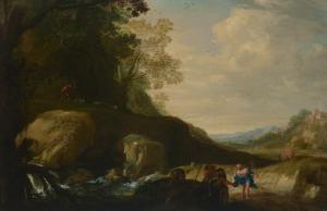 BREENBERGH Bartholomeus 1598-1657,Landscape with Mercury, Argos and Io,Christie's GB 2024-01-31