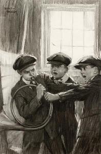 BREHM Worth 1883-1928,Roddy joined the scuffle, trying to retain the horn,1916,Bonhams GB 2011-06-22