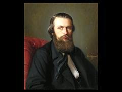 BREHMER Emil 1822-1895,PORTRAIT EINES HERREN MIT BART,Hampel DE 2007-03-23