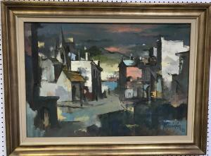 BREININ Raymond 1910-2000,Edge of Town,1910,Hood Bill & Sons US 2017-07-11