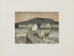 BREITER Herbert 1927-1999,Landscape With Houses,1975,Auctionata DE 2016-08-10