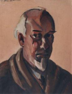 BREITHUT Peter 1869-1930,Selbstbildnis,1929,Schmidt Kunstauktionen Dresden DE 2014-03-08