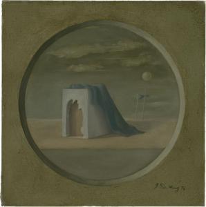 BREITLING Gisela 1939,Surrealistische Landschaft,1976,Galerie Bassenge DE 2023-12-01