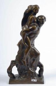 Breitner Joseph 1864-1930,Faune portant une femme sur son dos,VanDerKindere BE 2021-11-02