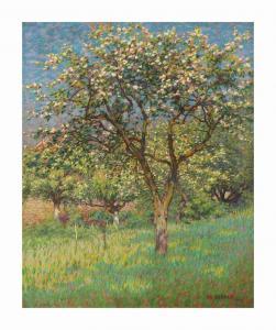 BREMAN Co 1865-1938,Blossoming trees in Het Gooi,1908,Christie's GB 2017-06-12