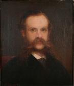 BRENAN James Butler 1825-1889,Portret van een man metbakkenbaarden en snor,1871,Bernaerts 2011-02-21