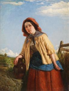 BRENAN James 1837-1907,Irish country girl,1861,Bonhams GB 2023-11-15