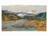 BRENDEL Olga Vladimirovna 1923-1999,Mountain Landscape,1956,Auctionata DE 2017-03-08