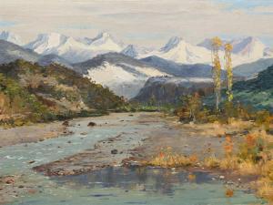BRENDEL Olga Vladimirovna 1923-1999,Mountain Landscape,1956,Auctionata DE 2016-04-19